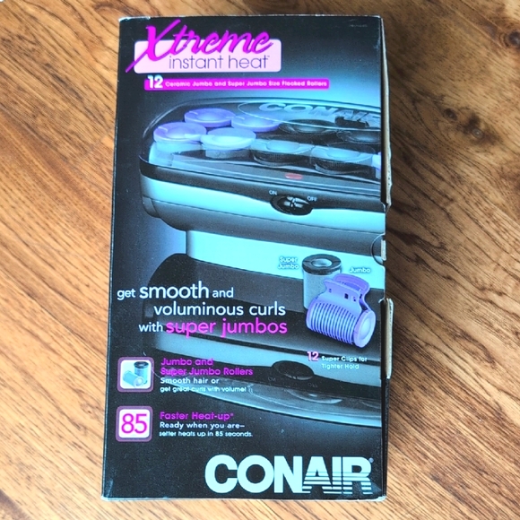 Conair Xtreme Instant Heat Hot Rollers NIB - Picture 2 of 7